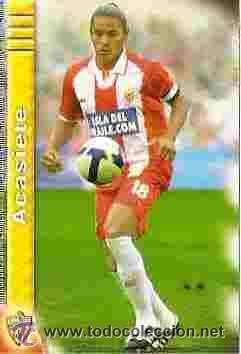 Figurine di Calcio: 1 CROMO---TEMPORADA 2009-2010--MUNDICROMO (MC SPORT)---U.D ALMERIA--N&ordm; 279---ACASIETE
