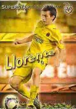 Figurine di Calcio: 1 CROMO---TEMPORADA 2009-2010--MUNDICROMO (MC SPORT)---VILLARREAL C.F--N&ordm; 135--(SUPERSTAR)--LLORENTE