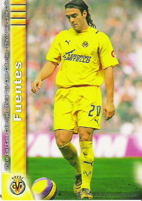 Figurine di Calcio: 1 CROMO---TEMPORADA 2009-2010--MUNDICROMO (MC SPORT)---VILLARREAL C.F--N&ordm; 116--FUENTES