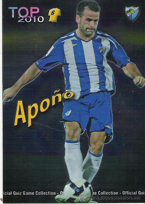 Figurine di Calcio: 1 CROMO---TEMPORADA 2009-2010--MUNDICROMO (MC SPORT)--MALAGA C.F--N&ordm; 592---(TOP 2010)--APO&Ntilde;O