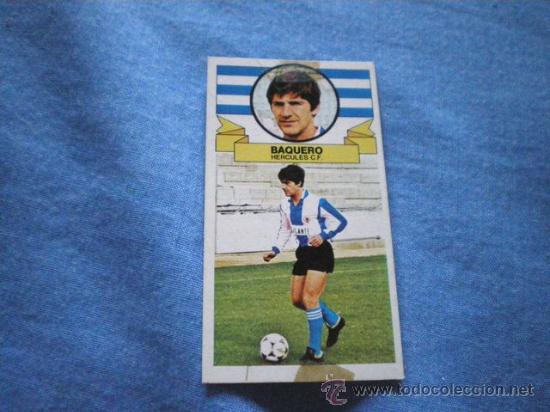 Figurine di Calcio: LIGA ESTE 85 86 HERCULES BAQUERO