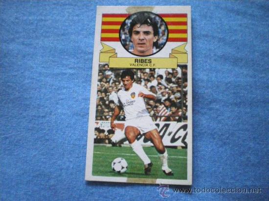 Cromos de f&uacute;tbol: LIGA ESTE 85 86 VALENCIA RIBES - Foto 1