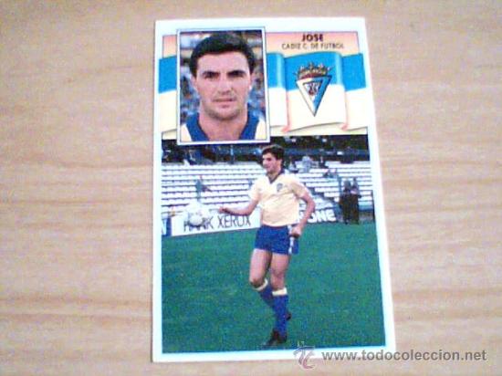 Cromos de f&uacute;tbol: -ESTE 90-91 : JOSE ( CADIZ ) . - Foto 1