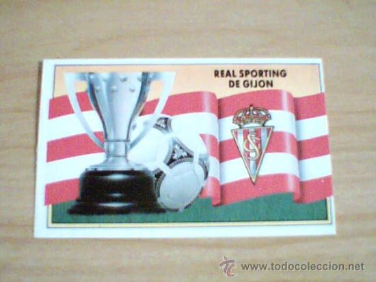 Cromos de f&uacute;tbol: -ESTE 90-91 : ESCUDO ( GIJON ) - Foto 1