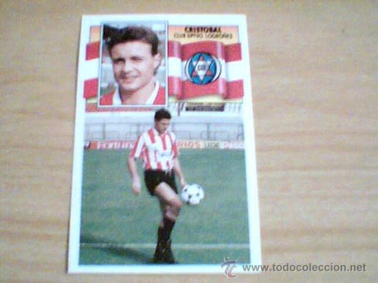 Cromos de f&uacute;tbol: -ESTE 90-91 : CRISTOBAL ( LOGRO&Ntilde;ES ) - Foto 1