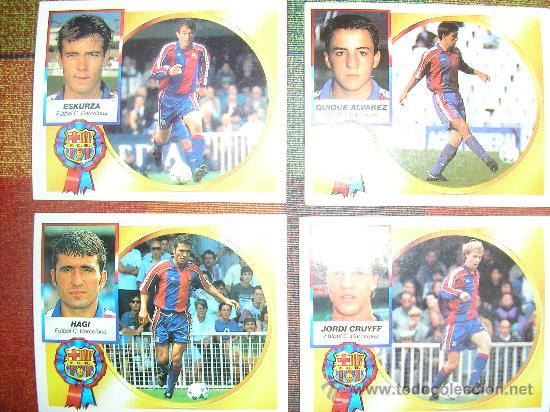 Cromos de f&uacute;tbol: ESTE 94-95 COLOCA ESKURZA DEL BAR&Ccedil;A - Foto 1