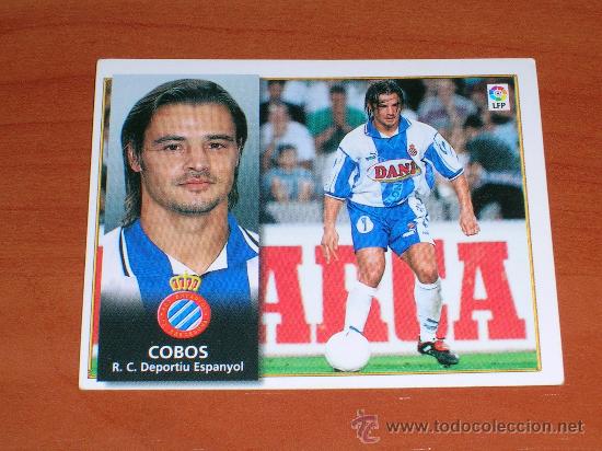 Cromos de f&uacute;tbol: EDICIONES ESTE 1998-99, -BAJA- COBOS (R.C.D. ESPA&Ntilde;OL) - Foto 1
