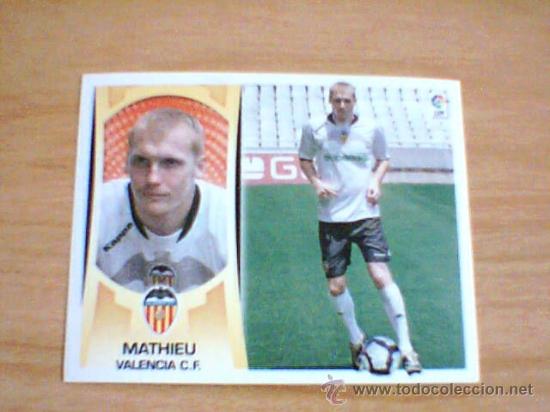 Cromos de f&uacute;tbol: ESTE 09-10 : 8 MATHIEU  ( VALENCIA ) - Foto 1