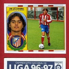 Cromos de Fútbol: CROMO FUTBOL, DE LA SAGRA ATLETICO MADRID , NUEVO ,LIGA 96-97 1996-97, ESTE ,C15R