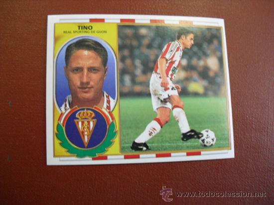 Cromos de f&uacute;tbol: tono baja del gijon este 96-97 - Foto 1
