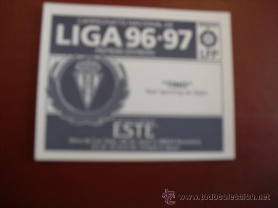 Cromos de f&uacute;tbol: tono baja del gijon este 96-97 - Foto 2