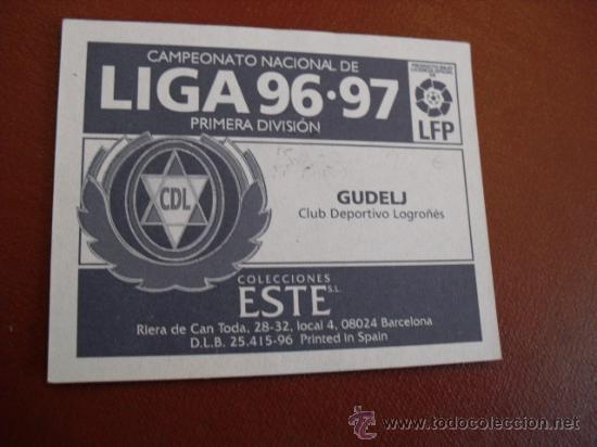 Cromos de f&uacute;tbol: gudelj baja del logro&ntilde;es este 96,97 - Foto 2