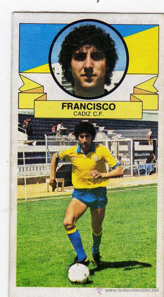 Cromos de f&uacute;tbol: francisco coloca del cadiz este 85-86 - Foto 1
