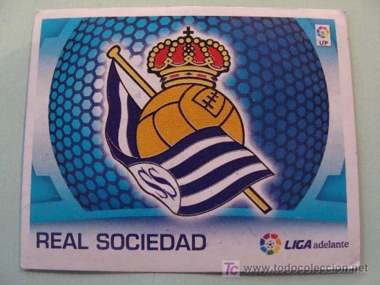 Fu&szlig;ball-Sticker: CROMO DE LA LIGA 2009 - 2010. REAL SOCIEDAD CLUB DE F&Uacute;TBOL. ESCUDO. EDICIONES ESTE.