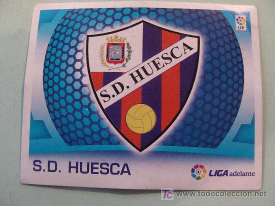 Cromos de f&uacute;tbol: CROMO DE LA LIGA 2009 - 2010. SOCIEDAD DEPORTIVA HUESCA. ESCUDO. EDICIONES ESTE.
