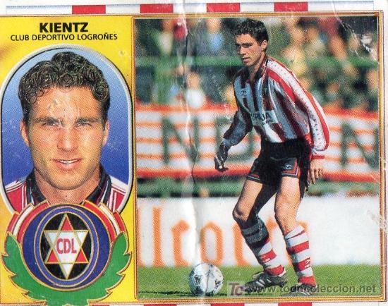 Cromos de f&uacute;tbol: CROMO EDICIONES ESTE (NUNCA PEGADO) - 96-97 - C.D LOGRO&Ntilde;ES -- KIENTZ - Foto 1