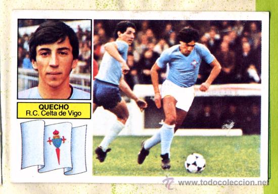 Cromos de f&uacute;tbol: EDICIONES ESTE LIGA 82-83. QUECHO - CELTA. - Foto 1