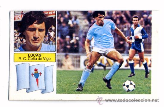 Cromos de f&uacute;tbol: EDICIONES ESTE LIGA 82-83. LUCAS - CELTA. - Foto 1