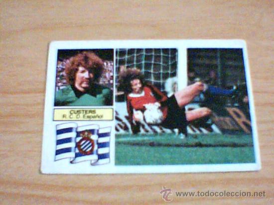 Cromos de f&uacute;tbol: -ESTE 82-83 : CUSTERS ( ESPA&Ntilde;OL ) -- BAJA -- - Foto 1
