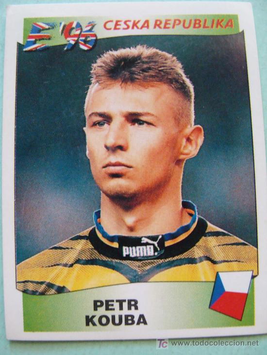 Figurine di Calcio: CROMO DE F&Uacute;TBOL. 217 SELECCI&Oacute;N REP&Uacute;BLICA CHECA. PETR KOUBA. EUROCOPA 1996. EUROPA 96 PANINI.