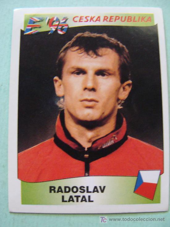 Cartes &agrave; collectionner de Football: CROMO DE F&Uacute;TBOL. 222 SELECCI&Oacute;N REP&Uacute;BLICA CHECA RADOSLAV LATAL. EUROCOPA 1996. EUROPA 96 PANINI.