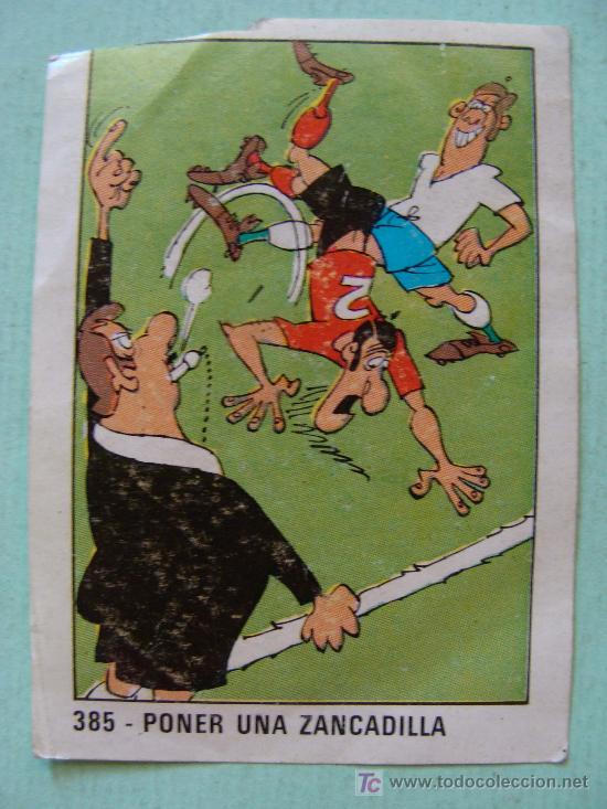 Cromos de Futebol: CROMO DE F&Uacute;TBOL TEMPORADA 1979. PONER UNA ZANCADILLA / 385. EDICIONES CROMO CROM.