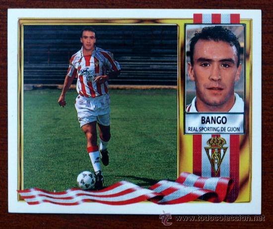 Cromos de f&uacute;tbol: Bango - Coloca del Sporting de Gijon - 1995-96 - Ediciones Este - Foto 1