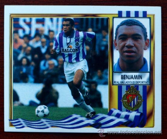 Cromos de f&uacute;tbol: Benjamin -  del Valladolid - 1995-96 - Ediciones Este - Foto 1