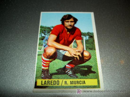 Fu&szlig;ball-Sticker: CROMO COLOCA LAREDO MURCIA CROMOS ALBUM EDICIONES ESTE LIGA FUTBOL 1974-1975 74-75
