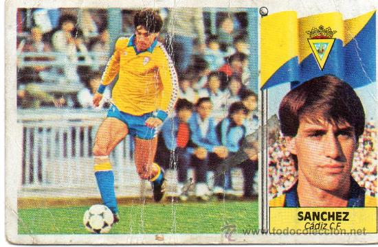 Cromos de f&uacute;tbol: Ed. Este 86-87 / S&aacute;nchez - C&aacute;diz (sin pegar) - Foto 1