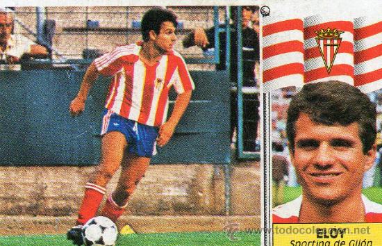 Cromos de f&uacute;tbol: Ed. Este 86-87 / Eloy - Sporting (sin pegar) - Foto 1