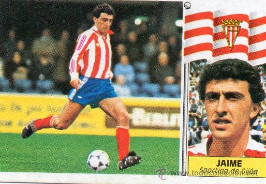Cromos de f&uacute;tbol: Ed. Este 86-87 / Jaime - Sporting (sin pegar) - Foto 1