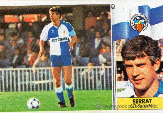 Cromos de f&uacute;tbol: Ed. Este 86-87 / Serrat - Sabadell (sin pegar) - Foto 1