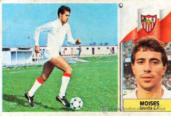 Cromos de f&uacute;tbol: Ed. Este 86-87 / Mois&eacute;s - Sevilla (sin pegar) - Foto 1