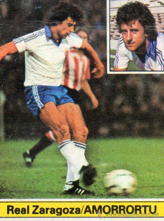 Cromos de f&uacute;tbol: Ed. Este 81-82 / Amorrortu - Zaragoza - Foto 1