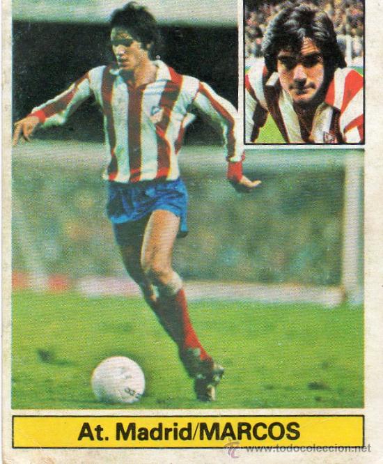 Cromos de f&uacute;tbol: Ed. Este 81-82 / Marcos - Atl&eacute;tico - Foto 1
