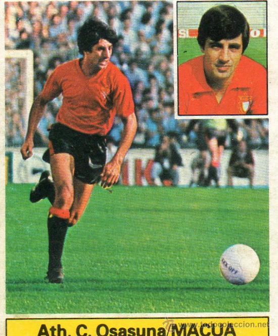 Cromos de f&uacute;tbol: Ed. Este 81-82 / Macua - Osasuna - Foto 1