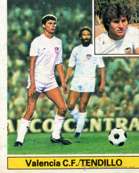 Cromos de f&uacute;tbol: Ed. Este 81-82 / Tendillo - Valencia - Foto 1
