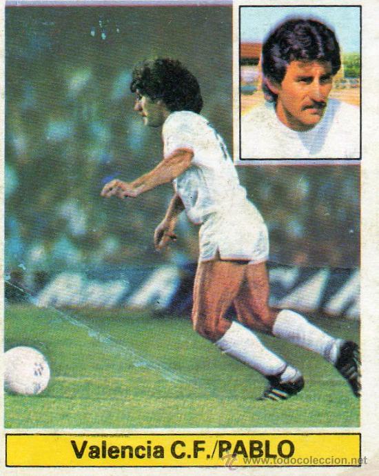 Cromos de f&uacute;tbol: Ed. Este 81-82 / Pablo - Valencia - Foto 1