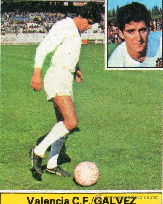 Cromos de f&uacute;tbol: Ed. Este 81-82 / G&aacute;lvez - Valencia - Foto 1