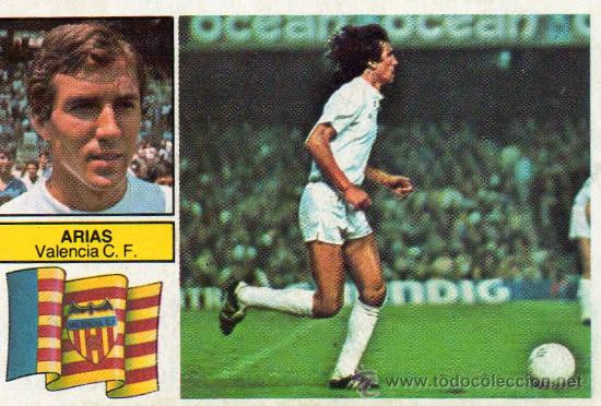 Cromos de f&uacute;tbol: Ed. Este 82 - 83 / Arias - Valencia - Foto 1