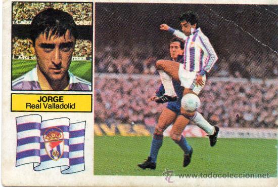 Cromos de f&uacute;tbol: Ed. Este 82 - 83 / Jorge - Valladolid - Foto 1