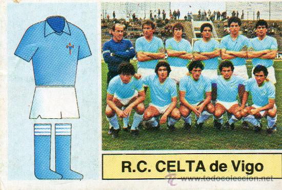Cromos de f&uacute;tbol: Ed. Este 82 - 83 / Alineaci&oacute;n Celta - Foto 1