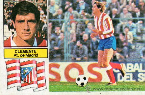 Cromos de f&uacute;tbol: Ed. Este 82 - 83 / Clemente - Atl&eacute;tico de Madrid - Foto 1