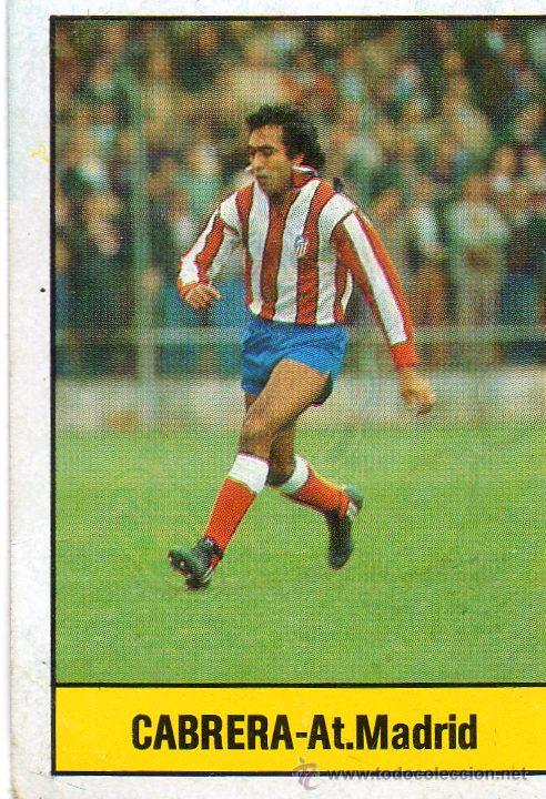 Cromos de f&uacute;tbol: Ed. Lisel 85 - 86 / Cabrera - Atl&eacute;tico de Madrid - Foto 1