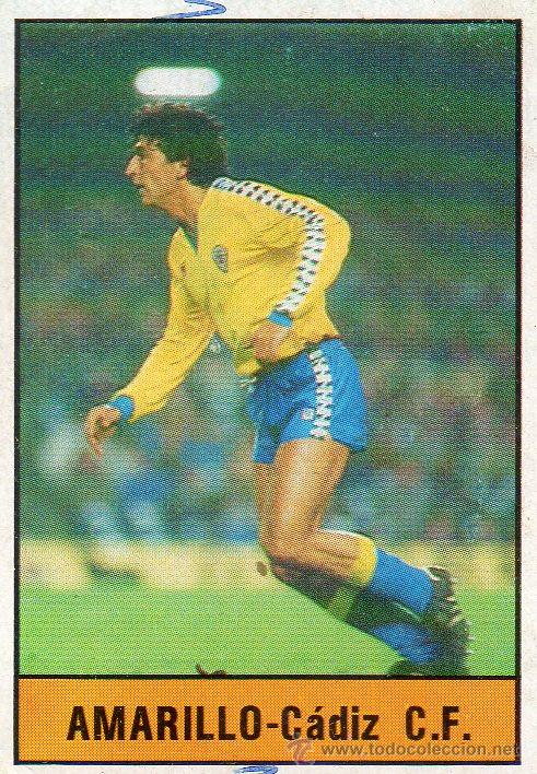 Cromos de f&uacute;tbol: Ed. Lisel 85 - 86 / Amarillo - C&aacute;diz - Foto 1