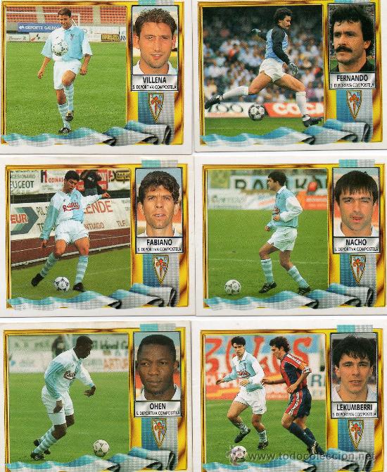 Cromos de f&uacute;tbol: Ed. Este 95 - 96 / Fabiano - Compostela (sin pegar) - Foto 1