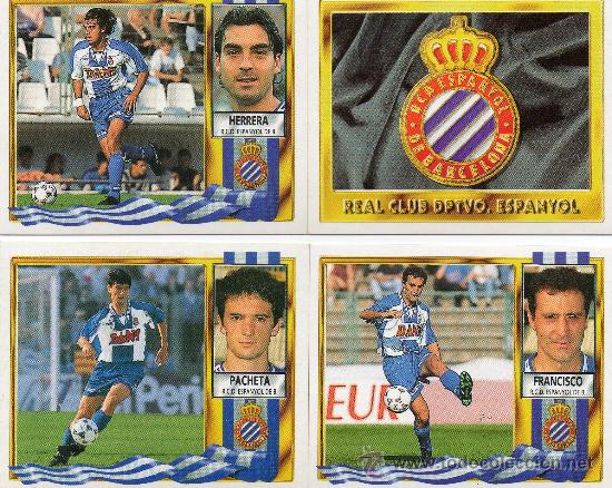 Cromos de f&uacute;tbol: Ed. Este 95 - 96 / Herrera - Espa&ntilde;ol (sin pegar) - Foto 1