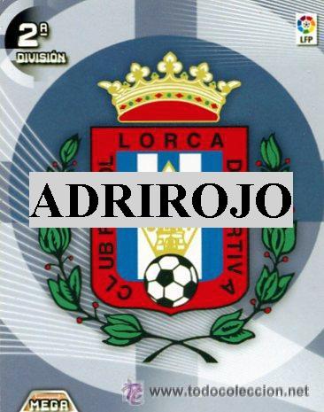 Cromos de F&uacute;tbol: 1 CROMO PANINI SPORTS ( MEGA CRACKS ) - LIGA 06-07 ( 2006-2007 ) - ESCUDO 2&ordf; - N&ordm; 419 - LORCA C.F