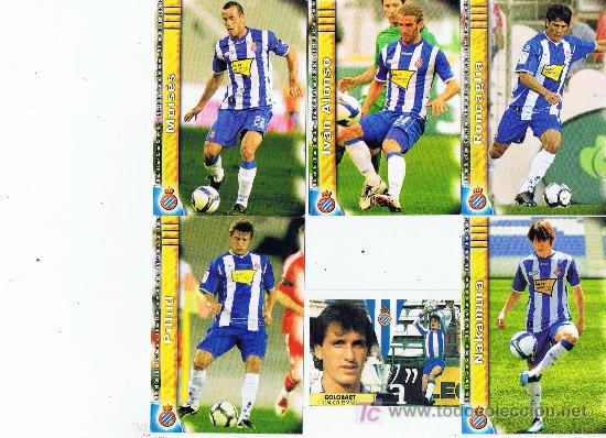 Cromos de f&uacute;tbol: Espanyol, epanyol... lote de conjunto - Foto 1